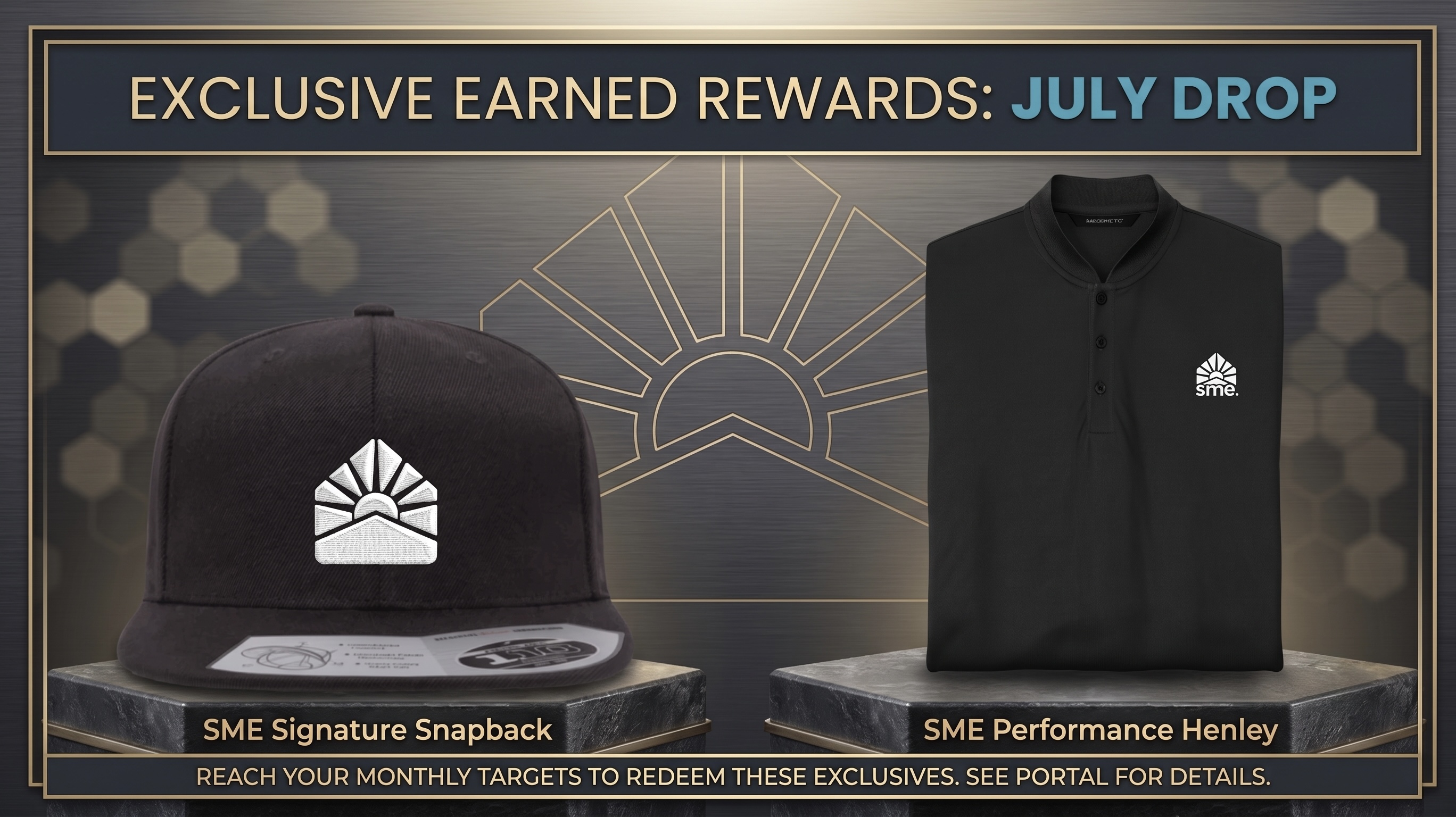 SME Signature Snapback and Performance Henley